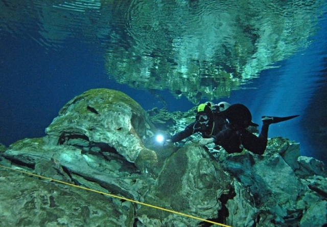  Cenote diving 